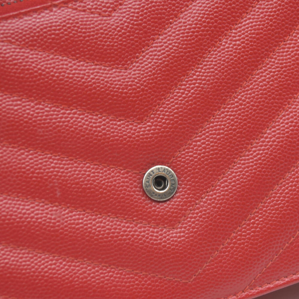 Saint Laurent Grain De Poudre Matelasse Chevron Monogram - Picture 9 of 15